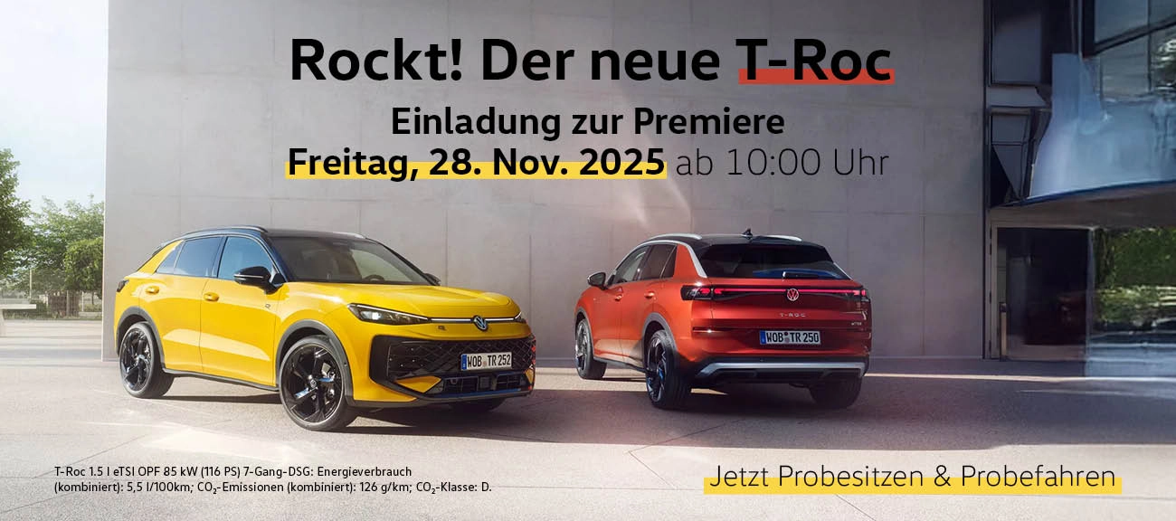 VW T-Roc Premiere
