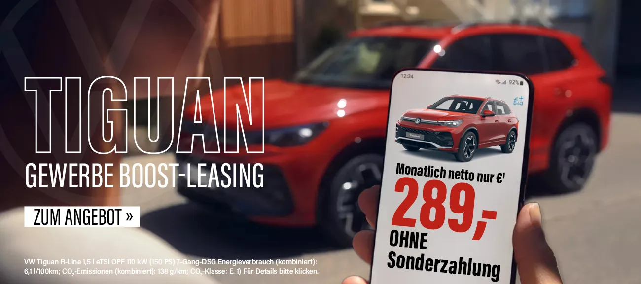 VW Tiguan Gewerbe Leasing