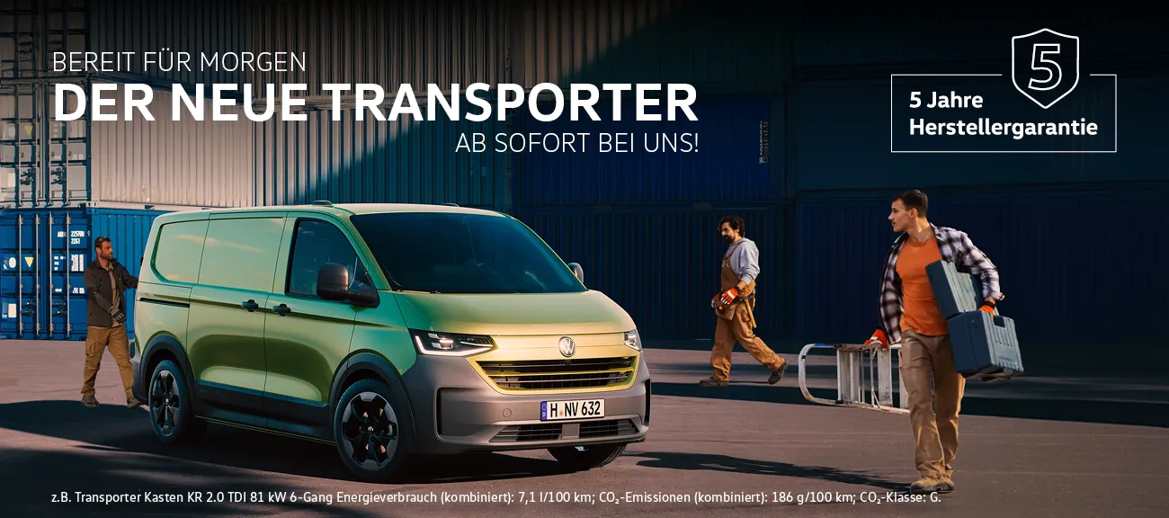 Premiere neuer Transporter