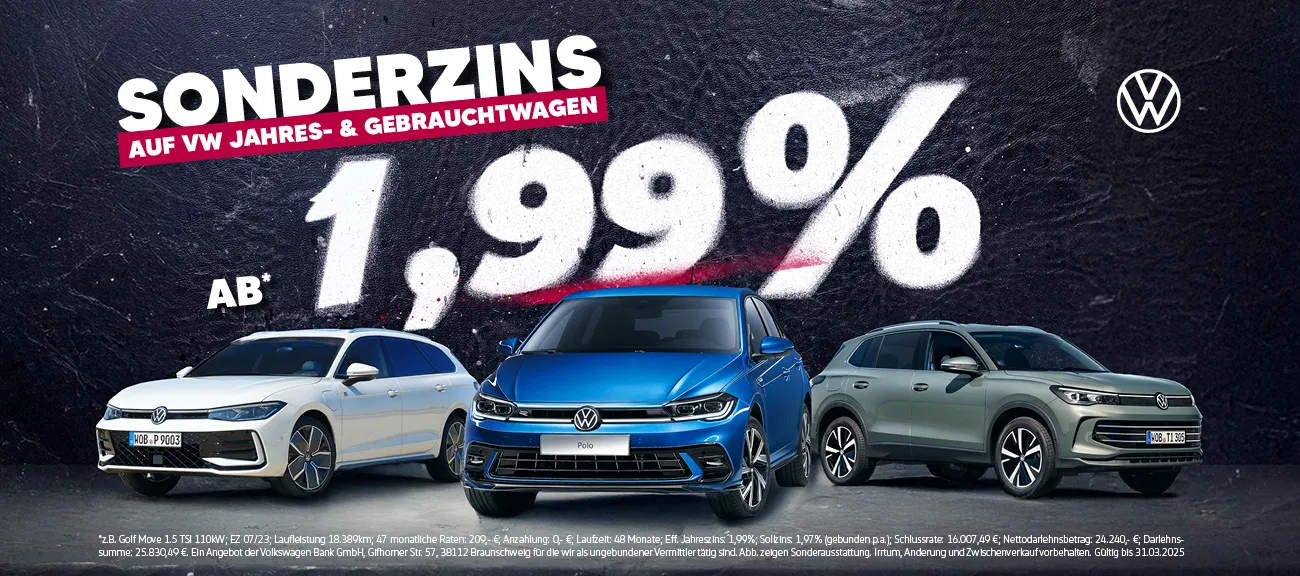 VW VVJ 1,99 Aktion